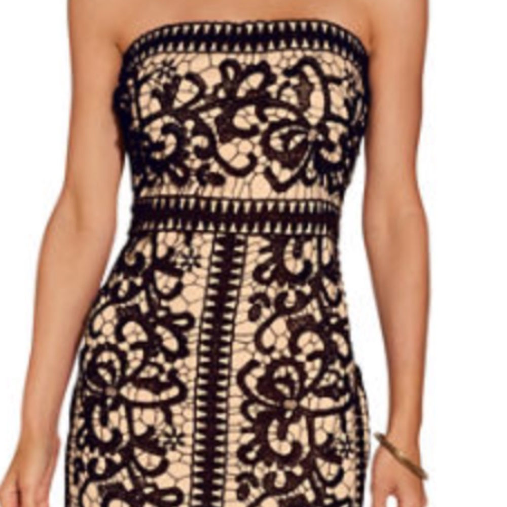 Boston Proper Black Lace Dress size 8